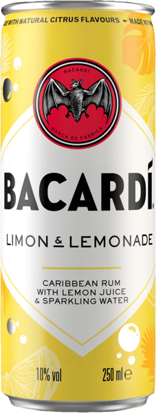 Modelbillede af BACARDÍ Limon 10 % 0,25l + pant