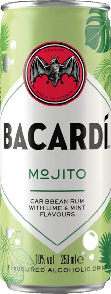 Modelbillede af BACARDÍ Mojito 10 % 0,25l + pant