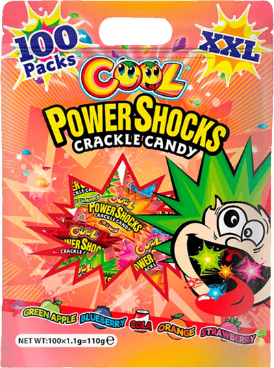 Modellbild av Power Shocks Crackle Candy 110g