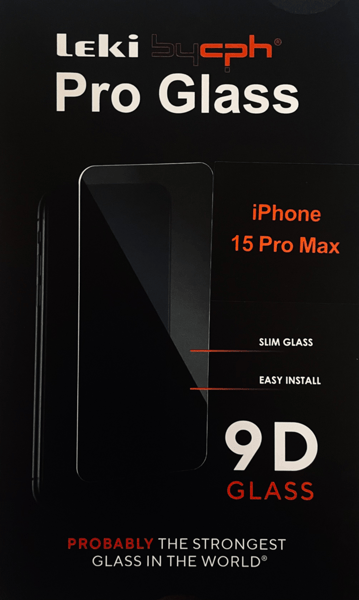 Modelbillede af Leki bycph Pro Glass iPhone 15 Pro Max