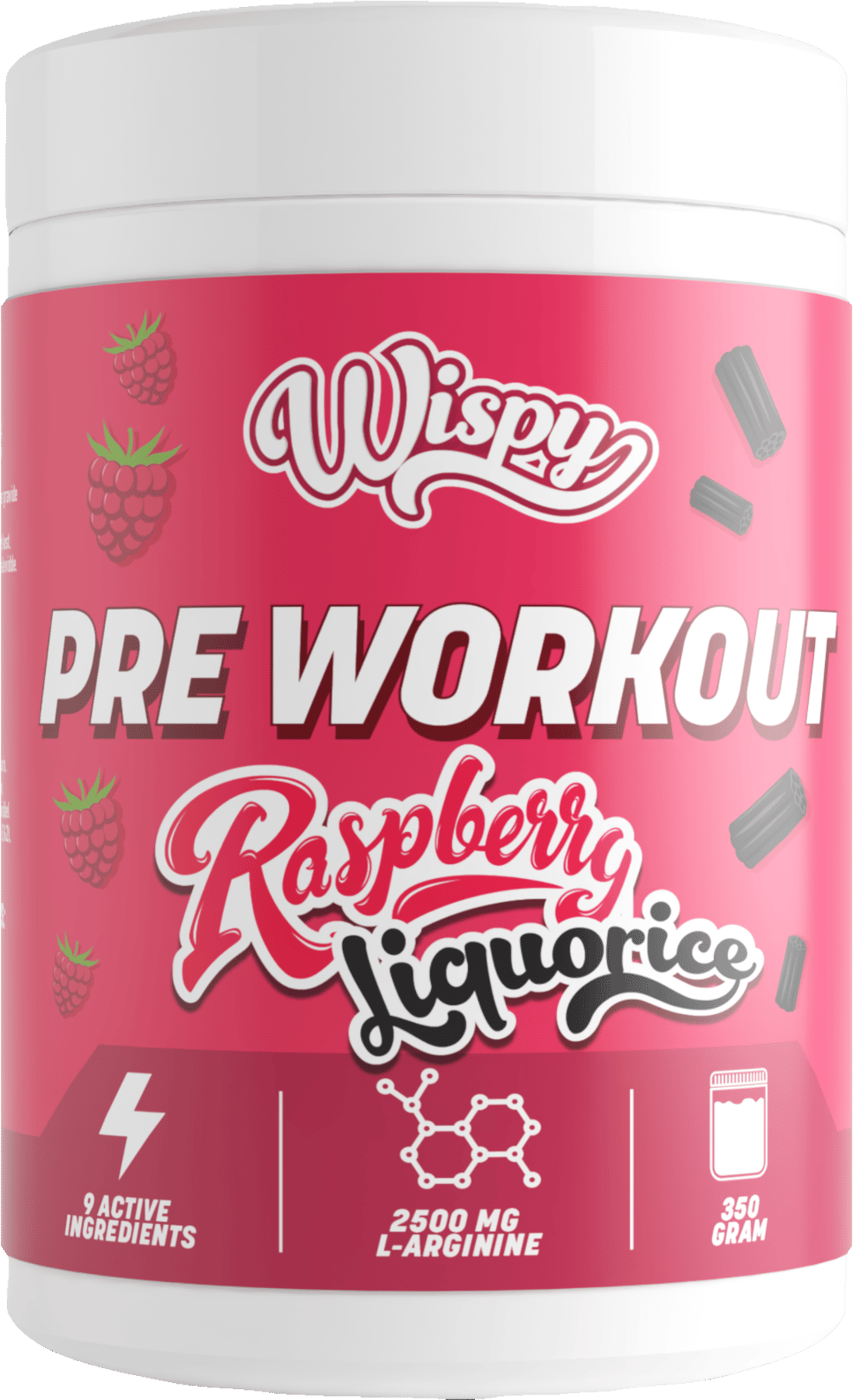 Wispy Pre Workout Raspberry Liquorice