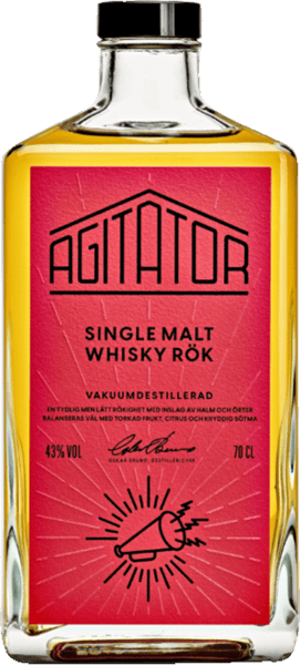 Modelbillede af Agitator Single malt Rök 43% 0,7l