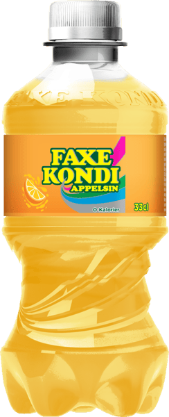 Modelbillede af Faxe Kondi Appelsin 0 kal. 24x0,33l PET
