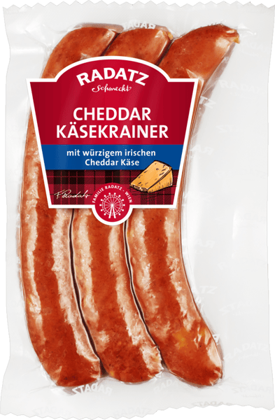 Modelbillede af Radatz Grillpølse Cheddar 330 g
