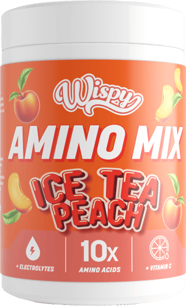 Modelbillede af Wispy Amino Mix Ice Tea Peach 350 g
