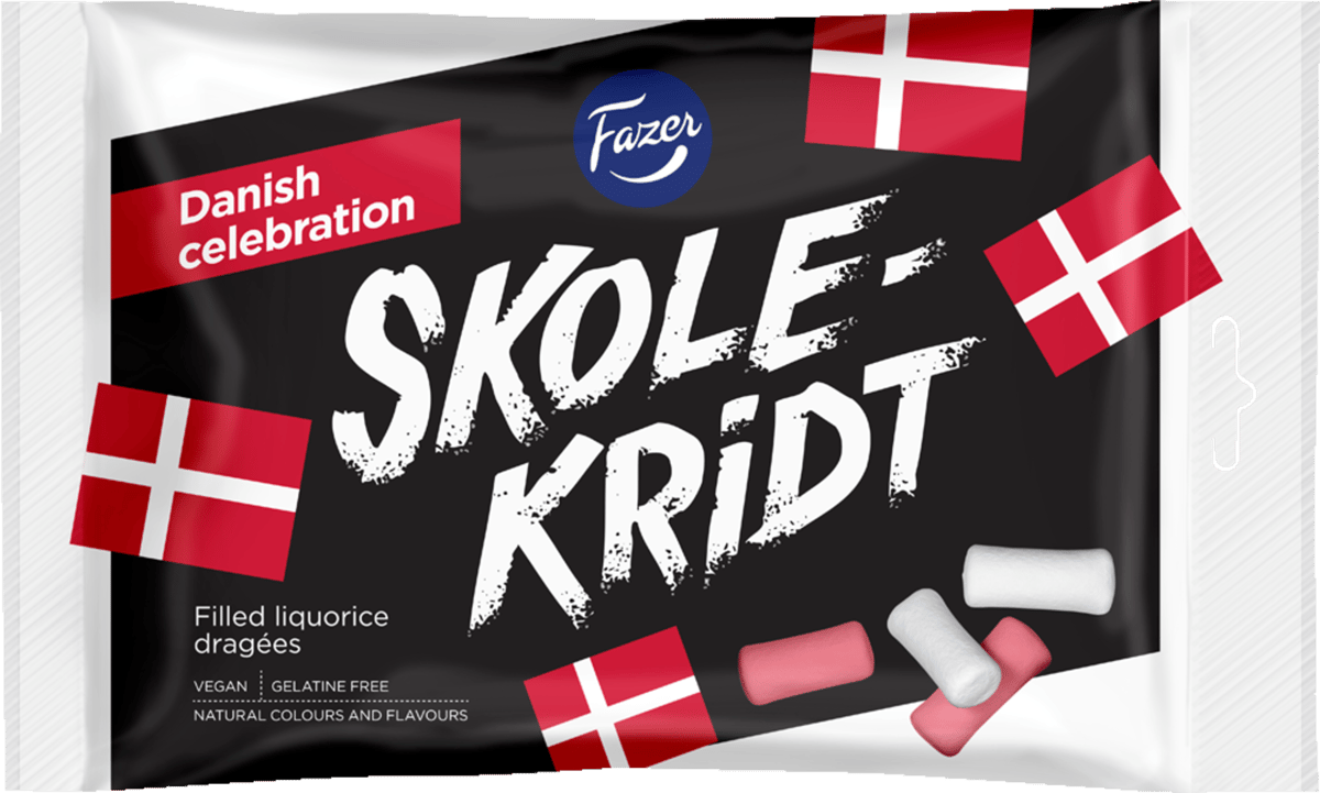 Skolekridt Danish Fazer 380g