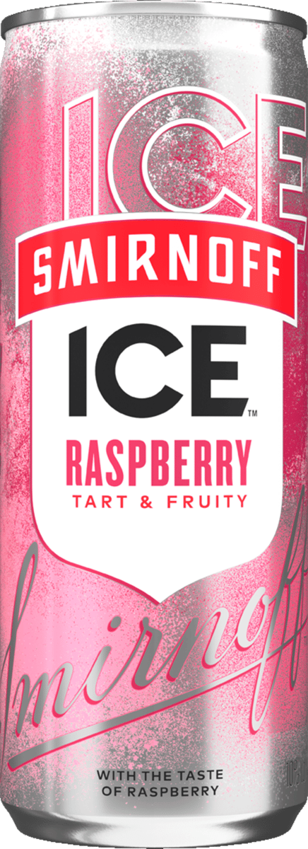 Smirnoff Ice Raspb. + pant