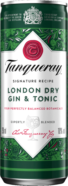 Modelbillede af Tanqueray Gin & Tonic 10% 0,25l + pant