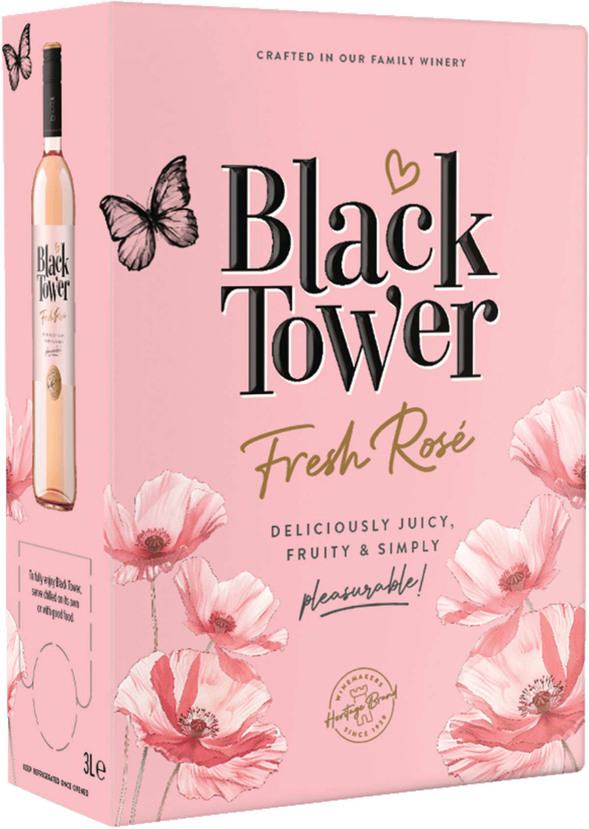 Black Tower Pink Rosé 3 l. BIB