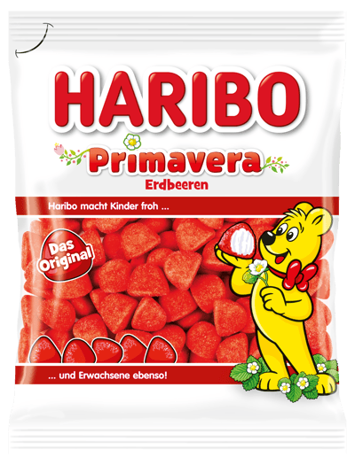 Modelbillede af Haribo Primavera Erdbeeren 175g