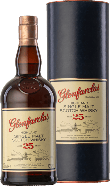 Modellbild av Glenfarclas 25 år 43% 0,7l