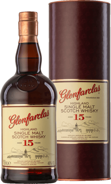 1 fl. Glenfarclas 15 år 46% 0,7l