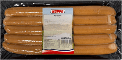Modelbillede af Hoppe's Karry Pølse 5x160 g