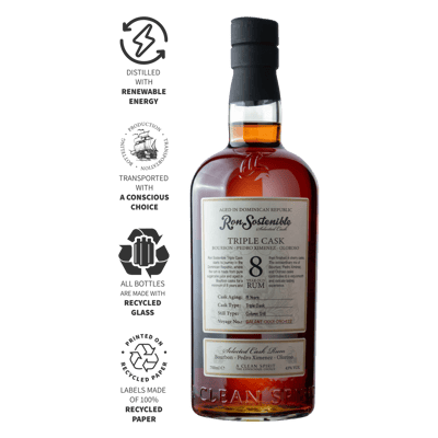 Modelbillede af Ron Sostenible Trible Cask 43% 0,7l