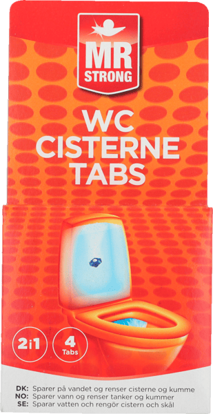 Modelbillede af MR Strong WC Cisterne Tabs 4 x 50g