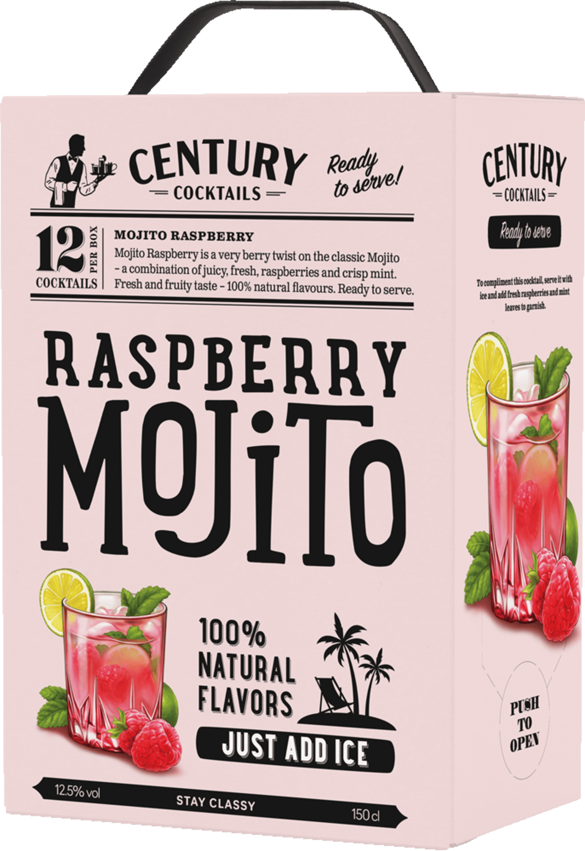 Classic Cocktail Raspb. Mojito 12,5% 1,5l.