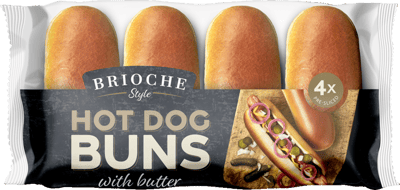 Modellbild av Brioche Hot Dog Buns 240 g