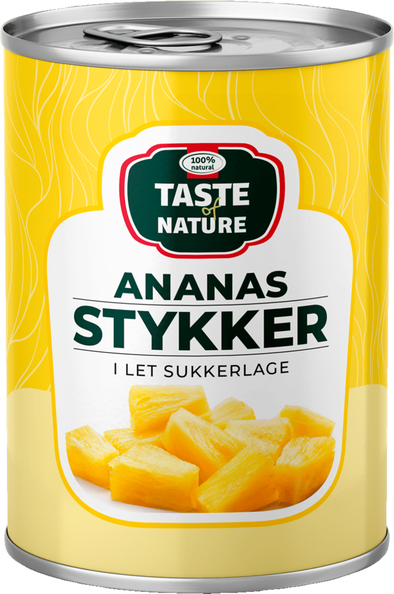 Ananasstykker Taste of Natur 340
