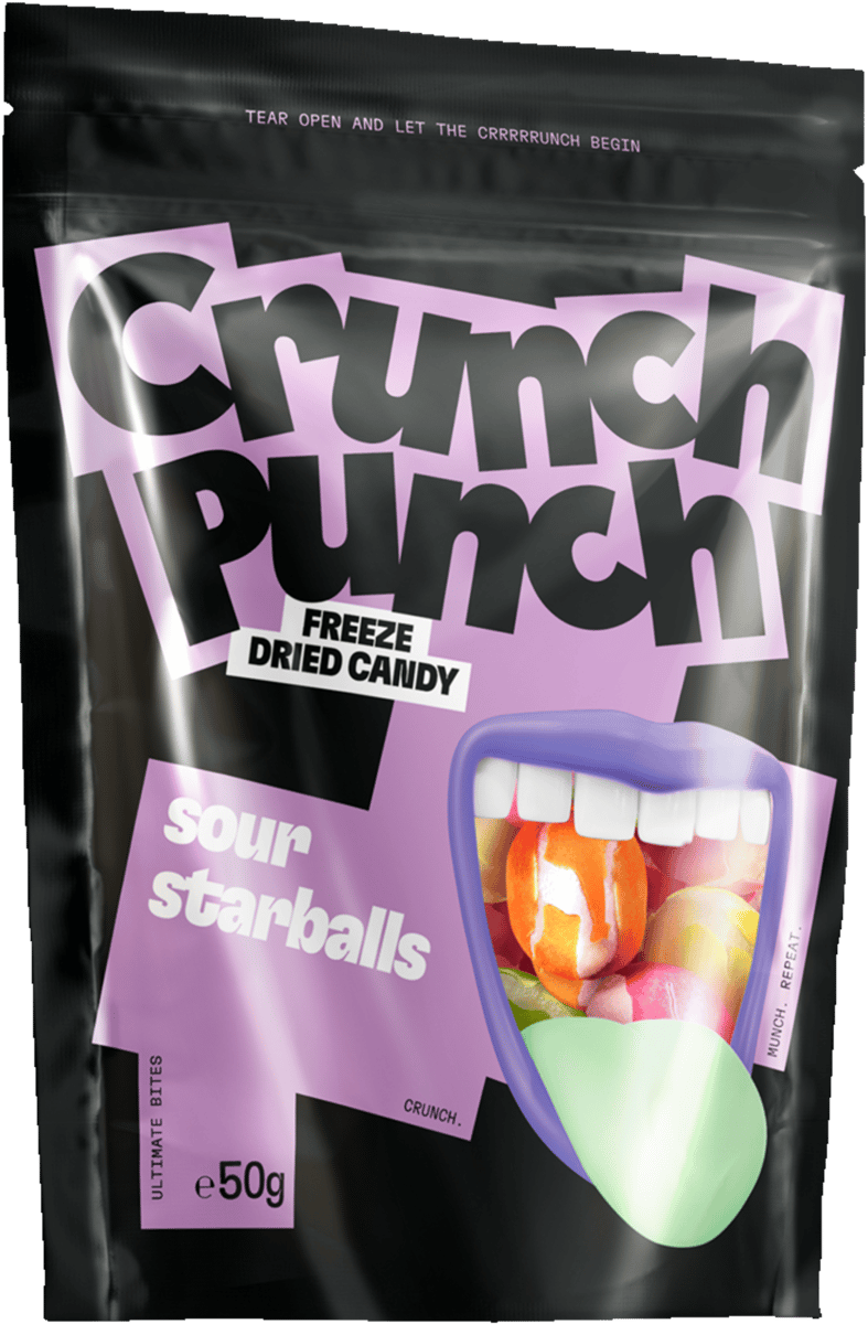 Frysetrret Slik Crunch-Punch Sour Starballs