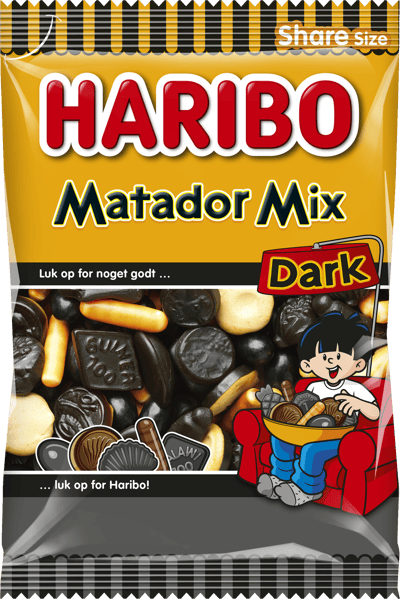 Modelbillede af Haribo Matador Mix Dark 350 g