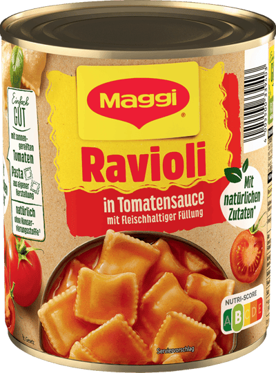 Modelbillede af Maggi Ravioli Tomatensauce 800 g