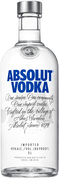 Modelbillede af Absolut Vodka 3l 40%