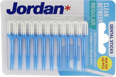 Modelbillede af Jordan Clean Between Sticks Regular 40 stk