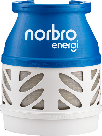 Modelbillede af 5 kg Gas light inkl.flaske