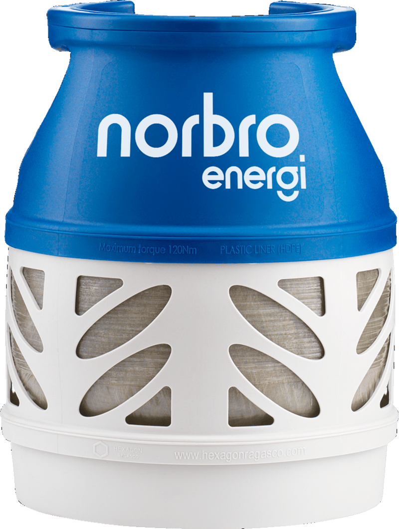 Gas light inkl.flaske