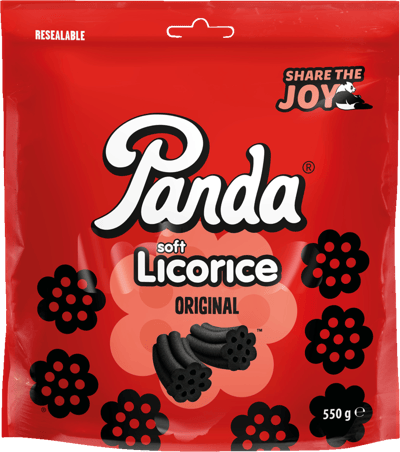 Panda Licorice Original rød 550 g