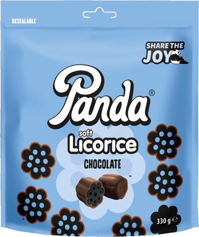 Modelbillede af Panda Soft & Fresh Licorice Choco 330g