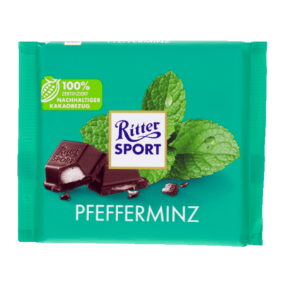 Modelbillede af Ritter Sport Pebermynte 100 g