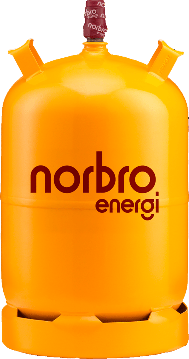 Gas Gul Flaske BYTTEPRIS