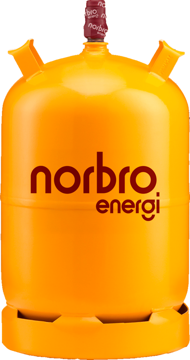 Gas Gul Flaske BYTTEPRIS