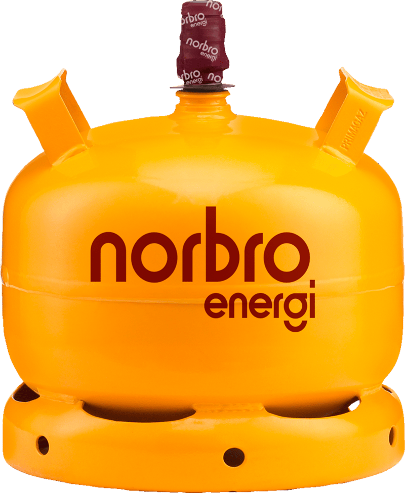 Gas Gul flaske BYTTEPRIS