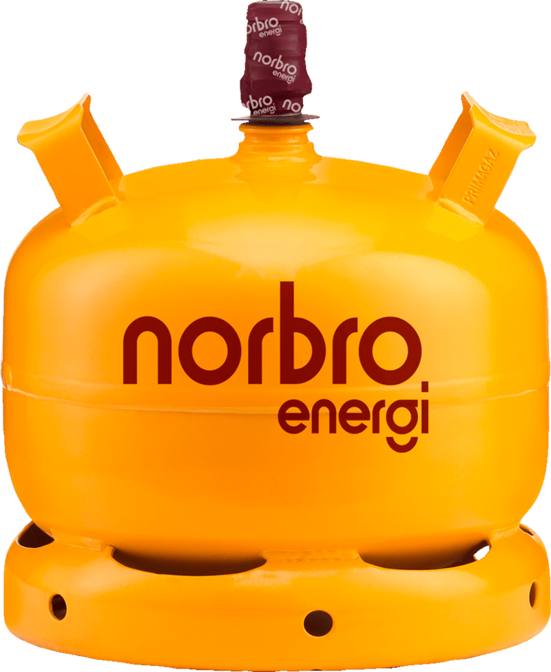 Gas Gul flaske BYTTEPRIS