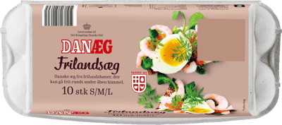 Modelbillede af Danæg Frilandsæg S/M/L 10 stk