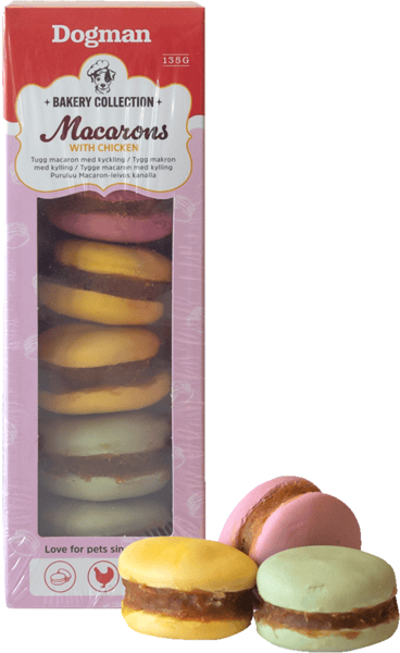 Modellbild av Kylling Macarons 6 stk. 135 g
