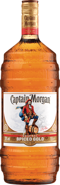 Modelbillede af Captain Morgan Spiced Gold Magnumflaske 35% 1,5 l.