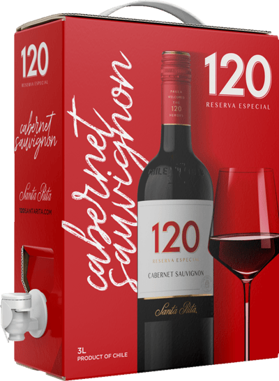 1 Bag-in-box Santa Rita 120 Cab. Sauvignon 3L BIB