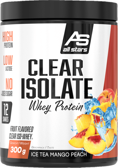Modelbillede af Clear Isolate Whey IceTea Mango Peach