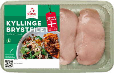 Modelbillede af Kylling Brystfilet Rose 1000 g