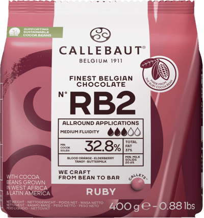 Modelbillede af Callebaut Couverture Ruby 47,3% 400 g