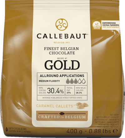 Modelbillede af Callebaut Couverture Gold 30,4% 400 g