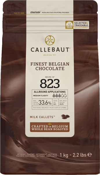 1 ps. Callebaut Couverture Mælk 33,6% 1 kg