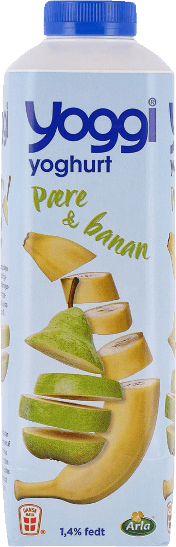 Yoggi Yoghurt Pære & Banan1 l