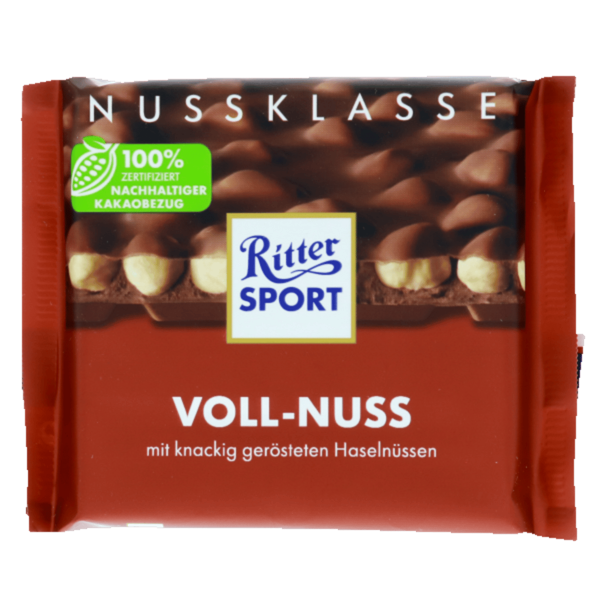 Ritter Sport Mælk m. hel nød 100g