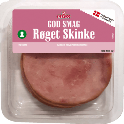 Modelbillede af Røget Skinke Defco God Smag 80 g