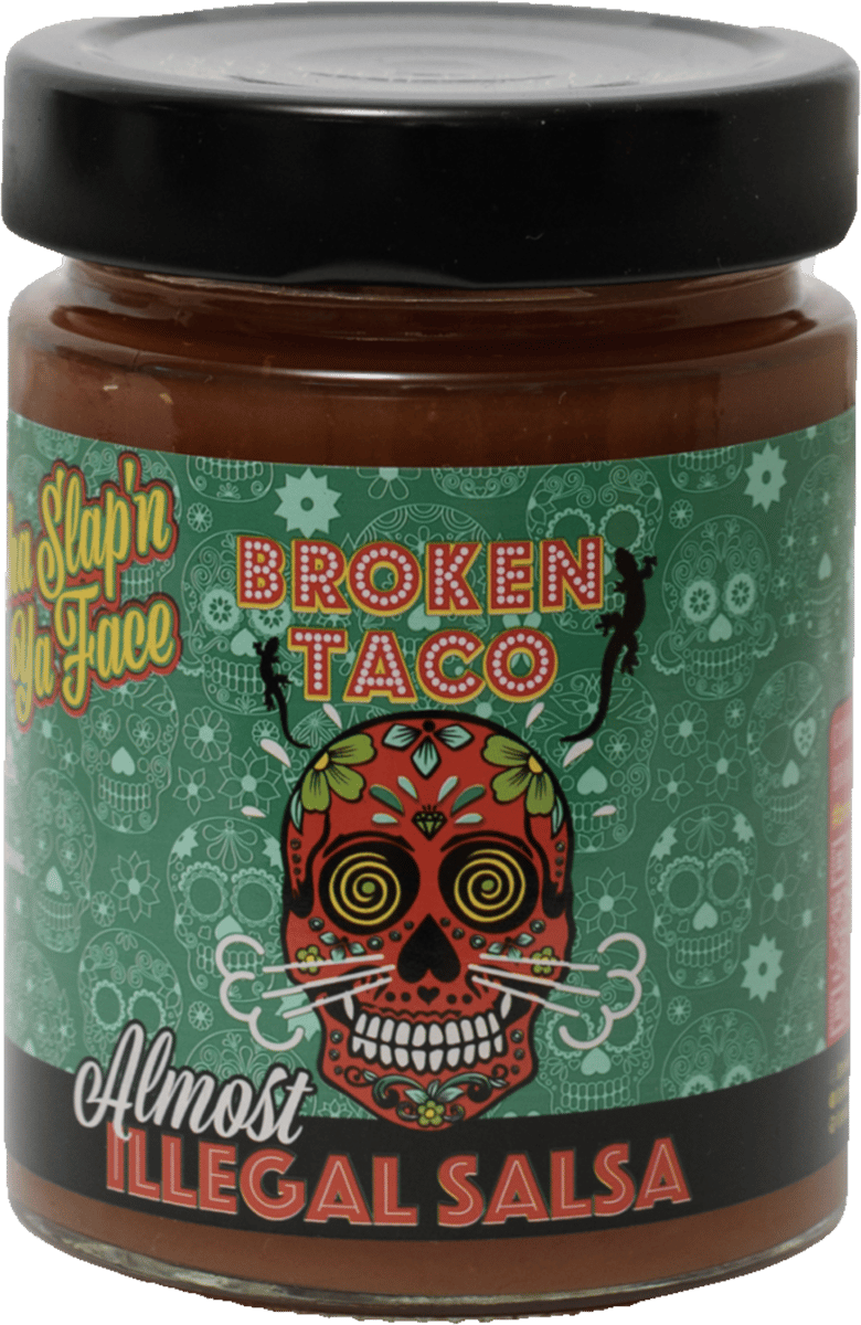 Almost Illegal Salsa Broken Taco