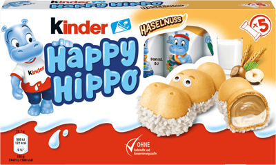 1 pk. Kinder Happy Hippo Hasselnød 103,5